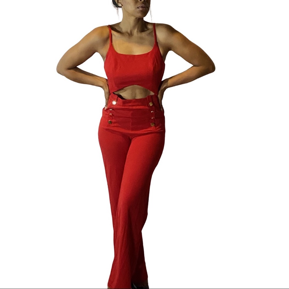 Happy Holidays fashionable jumpsuit